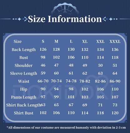 Flins Cosplay Costume Game Genshin Impact【S-3XL】DokiDoki-R Kyrll Chudomirovich Flins FES Costume Plus Size