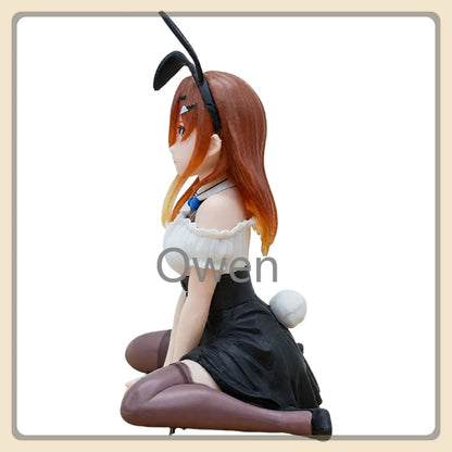 Anime Nakano Miku Figurine The Quintessential Quintuplets  Nakano Nino Bunny Girl Figures PVC Model Collection Toy Birthday Gift