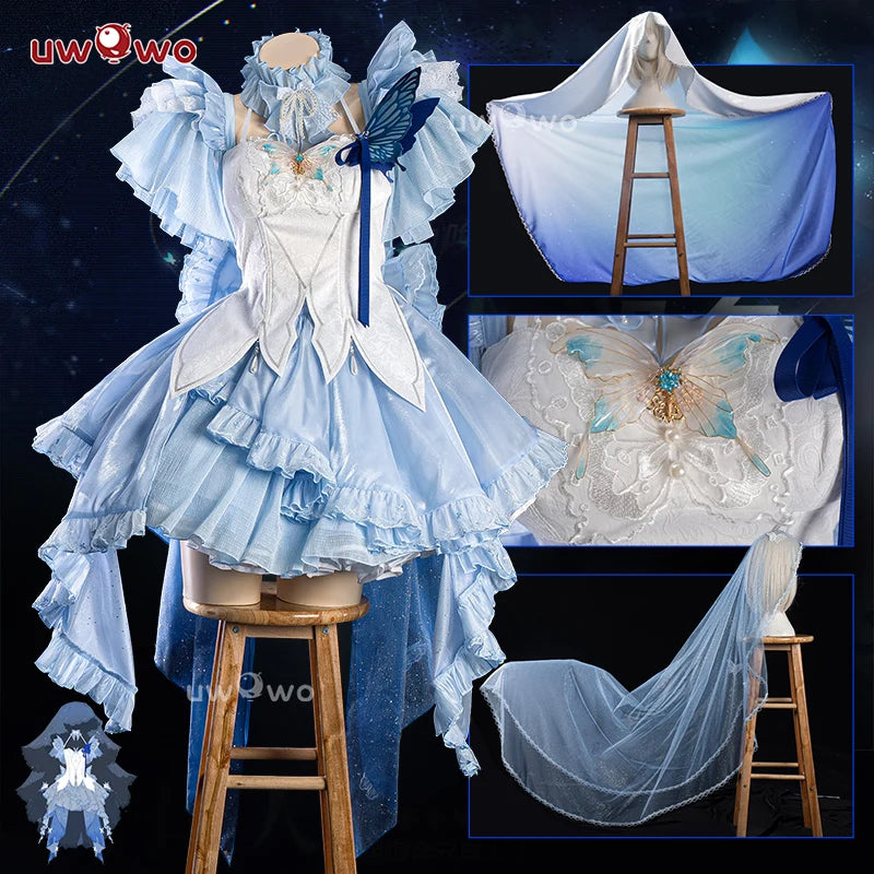 IN STOCK UWOWO Shorekeeper Cosplay Game Wuthering Waves Shorekeeper Dreamtide Fanart Cosplay Costume Halloween Costume