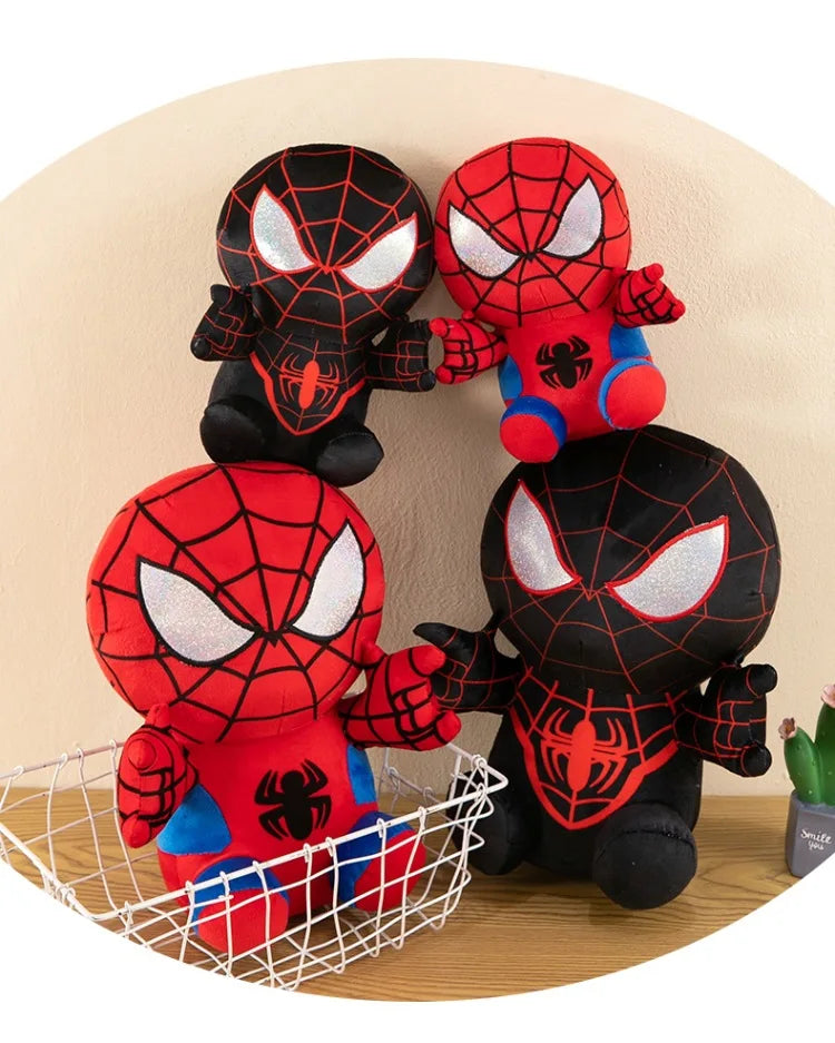 Spider Man Plush Dolls Toys 25/35/45CM Marvel Figure Model Plushies Stuffed Doll Home Room Decor Peluche Pillow Birthday Gifts