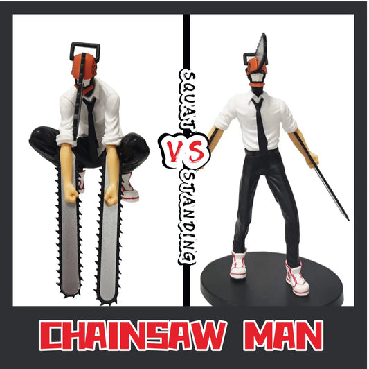 Viral Chainsaw Man Denji Collectible Figure - Car & Room Dual-Use Decoration, Poseable Doll, Christmas & New Year Holiday