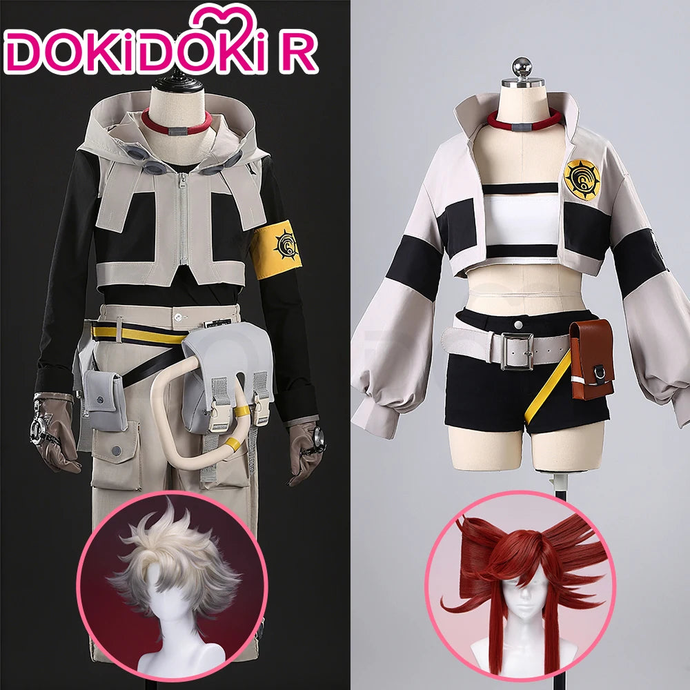 Riyo Rudo Cosplay Anime Gachiakuta【XS-3XL】DokiDoki-R Women Men Costume Rudo Surebrec Li Glaze Riyo Cosplay Wig Plus Size