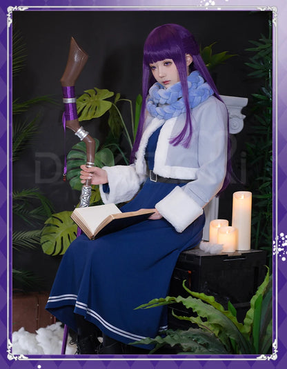 Frieren Himmel Fern Cosplay Costume Anime Frieren: Beyond Journey's End【XS-2XL】DokiDoki-R Women Winter Costume Plus Size