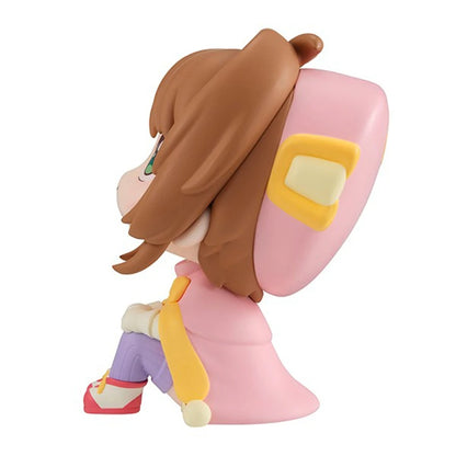 10cm Card Captor Sakura Anime Figure Look Up Kinomoto Sakura Action Figure Q Version Cerberus Figurine PVC Collection Model Toys