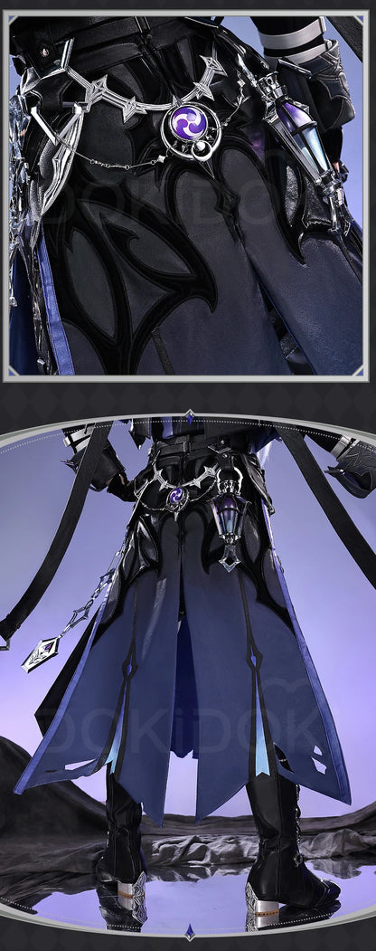 Flins Cosplay Costume Game Genshin Impact【S-3XL】DokiDoki-SR Kyrll Chudomirovich Flins Cosplay Men Halloween Costume Plus Size