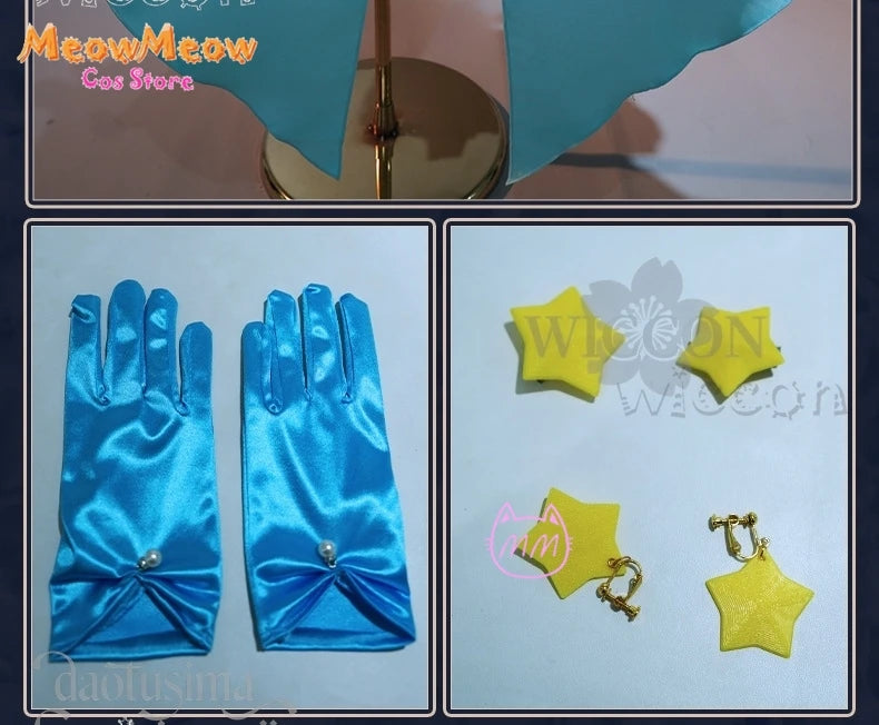Mermaid Melody Hanon Hosho Adult Costume Polyester Set