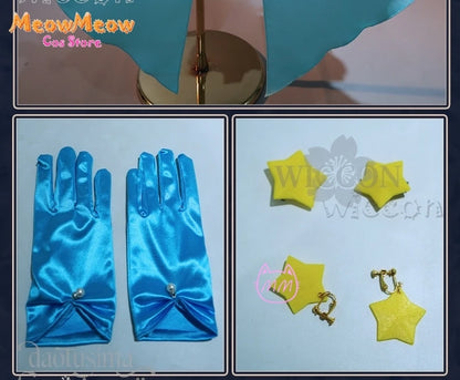 Mermaid Melody Hanon Hosho Adult Costume Polyester Set