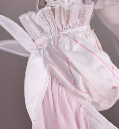 Genshin Impact Columbina FES 2026 Cosplay Costume Wig Dress The Damselette Eleven Fatui Harbingers Halloween Party Women Girls