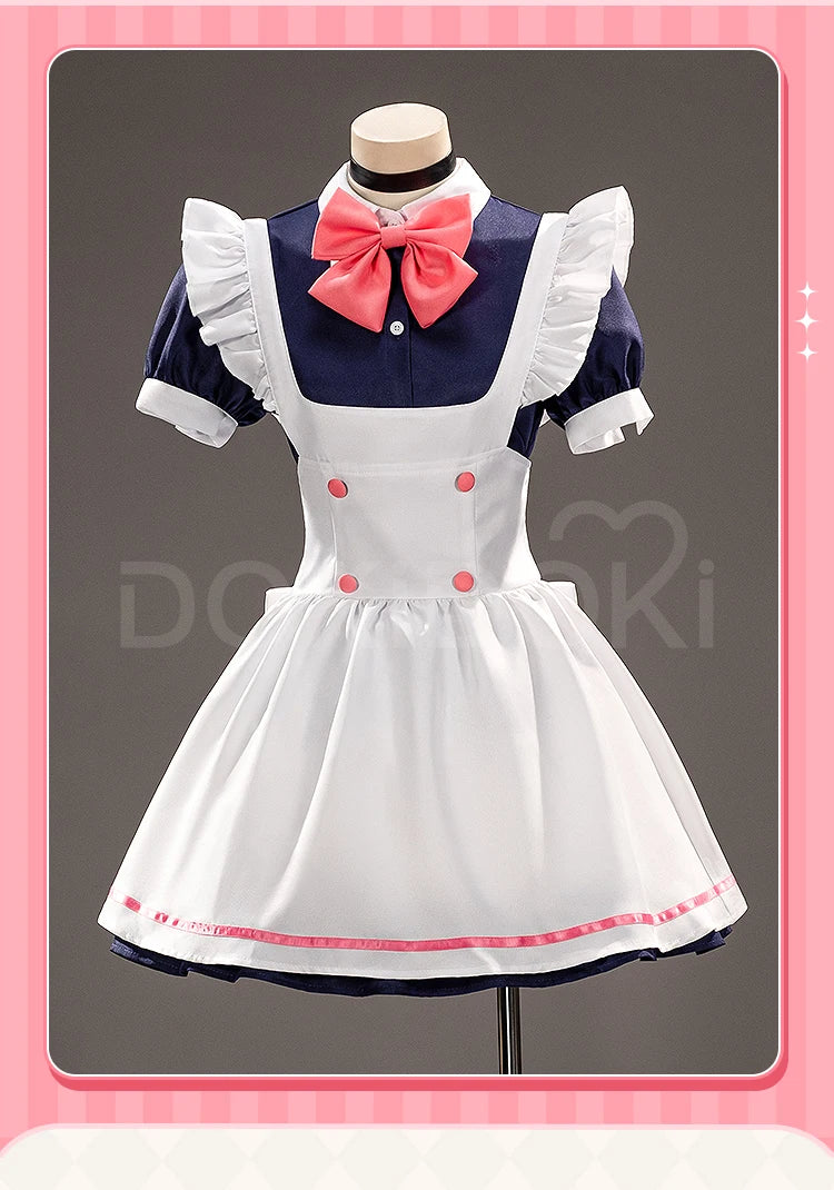 IN STOCK Ayase Momo Maid Cosplay Costume Anime Dandadan【XS-3XL】DokiDoki-N Women Maid Cute Dress DAN DA DA Momo Ayase Plus Size