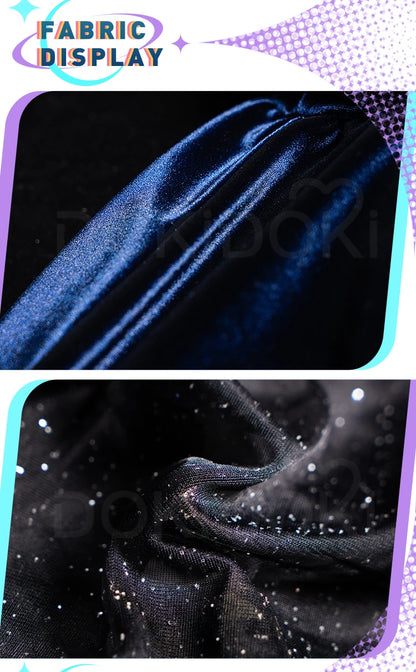 IN STOCK Mizi Cosplay Costume Anime Cosplay【S-3XL】Alien Stage DokiDoki-R Stage Costume Mizi Dress Cosplay Tattoo Plus Size