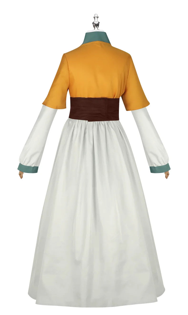 iCoser Anime The Apothecary Diaries Shisui Cosplay Costume Wig Yellow Dress Hanfu Palace Maid Clothing Halloween Party for Women