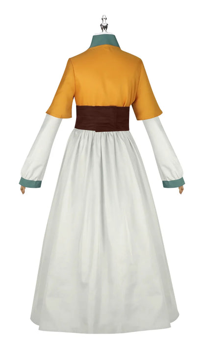 iCoser Anime The Apothecary Diaries Shisui Cosplay Costume Wig Yellow Dress Hanfu Palace Maid Clothing Halloween Party for Women