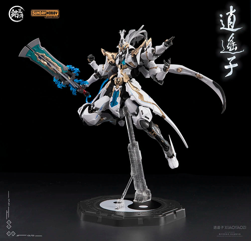In Stock MJZ Model XIAO YAO ZI Toy XIAOYAOZI Assembly Model Kit Alloy Skeleton Action Figure Mecha Robot Gifts