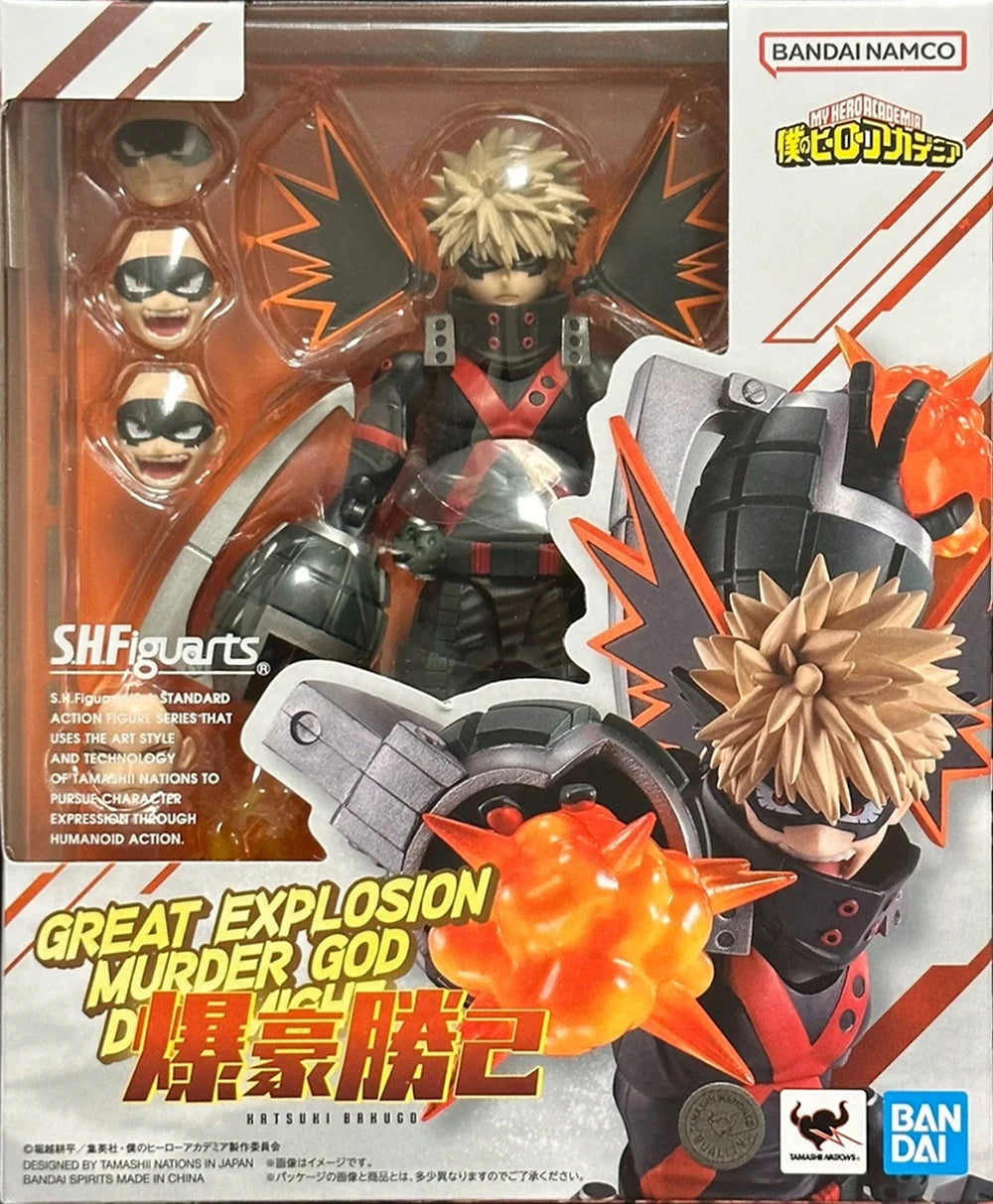 Bandai S.H.Figuarts My Hero Academia Izuku Midoriya Katsuki Bakugo PVC Model