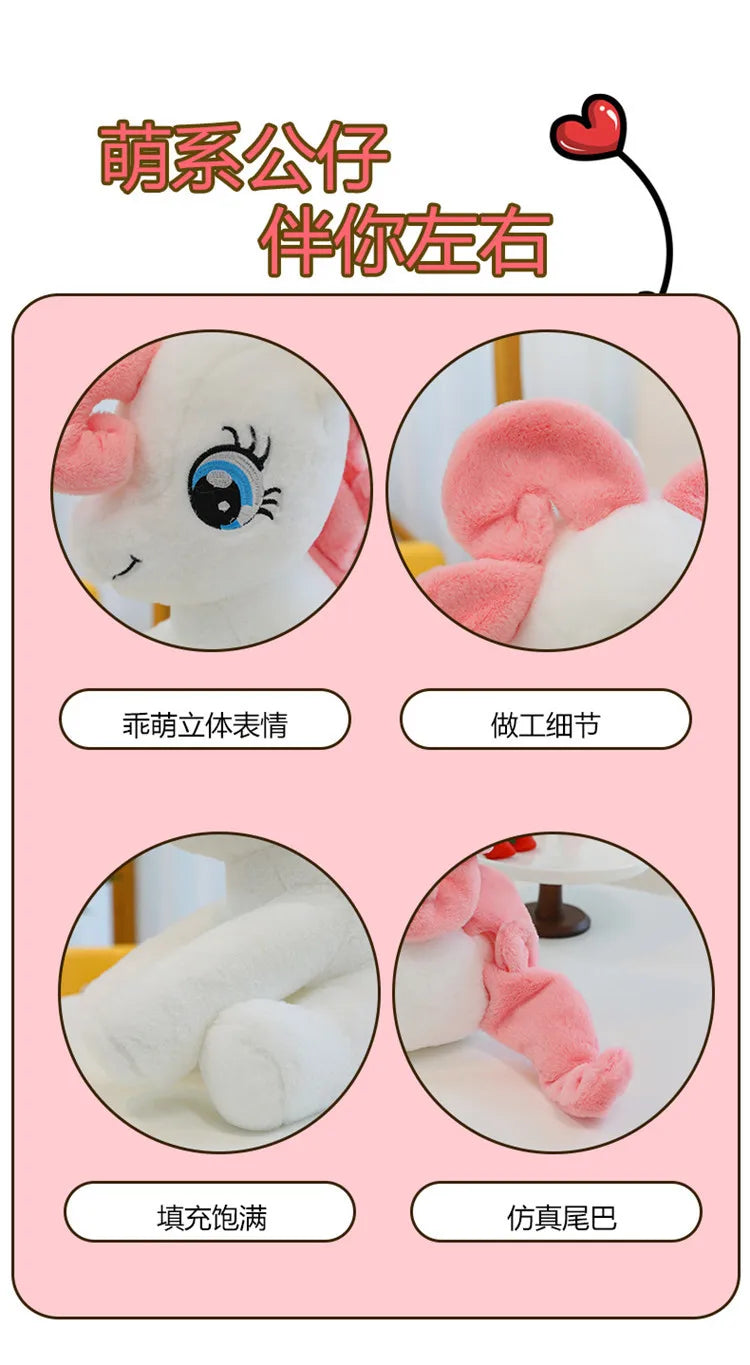 Anime My Little Pony Prototype Plush Doll Soft Pillow Girl Heart Fluttershy Sofa Ornaments Children'S Toys Birthday Gifts Custom
