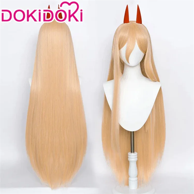 IN STOCK Powerr Hayakawaa Himenoo Makimaa Denjii Rezee Quanxii Angel Devil Yoshidaa Wig Anime DokiDoki Women Free Wig Cap