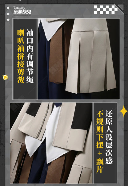 Anime Gachiakuta Tamsy Caines Cosplay Costume Wig Uniform Jacket Bag Carnival Halloween Party for Women Men Role Play Outfit Cos