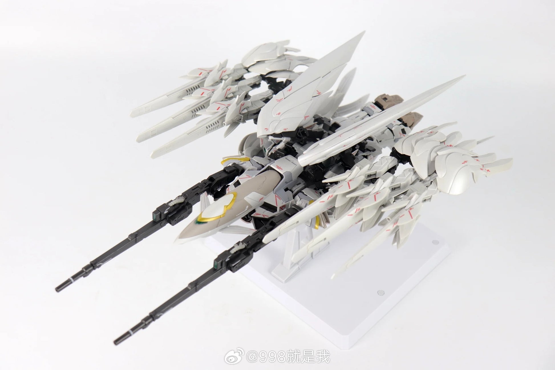 Daban 8827 MG 1/100 Snow White Prelude Fix Model Kit XXXG-00YSW Wings Assembly Action Figure Custom Toy