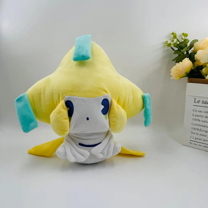 30cm Jirachi Pokemon Plush Toys Anime Cartoon Wishing Star Pokémon Plushie Kawaii Doll Stuffed Gift for Kids Birthday Xmas