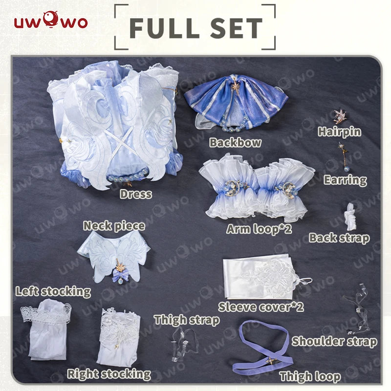 IN STOCK UWOWO Robin Cosplay Game Honkai Star Rail Fanart Robin Fairy Princess Cosplay Costume Halloween Costume