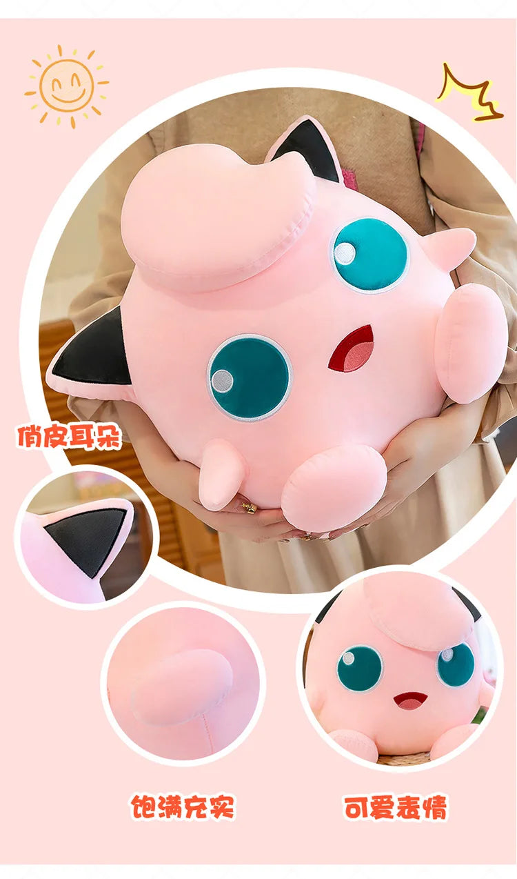 30/40/50CM Big Size Pokemon Jigglypuff Plush Kawaii Cartoon Anime Plushies Pillow Soft Doll Stuffed Plushies Children's Gifts