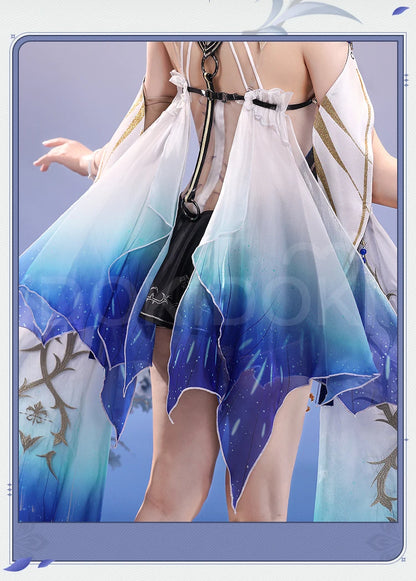 Cartethyia Cosplay Costume Game Wuthering Waves DokiDoki-SR Women Dress Cantarella Halloween Cosplay Wig