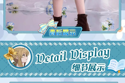 Anime Secrets of The Silent Witch Monica Everett Cosplay Costume Dress College Uniform Headwear Halloween Party for Women Girls