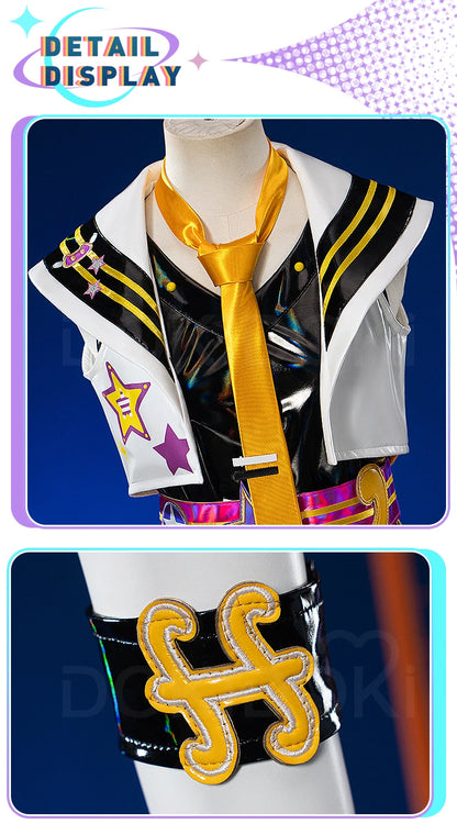 IN STOCK Rinn Lenn Lukaa Cosplay Costume【XS-2XL】DokiDoki-R Women Men Cute Short Dress Costume Muse Dash Rinn Cosplay Plus Size