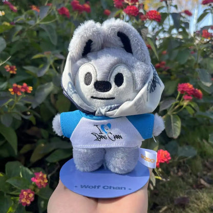 Skzoo Cartoon Stuffed Animals Plush Doll Korean Wolfchan Leebit Dwaekki Hanquokka Jiniret Bbokari Stray Kids Fans Gift Toy