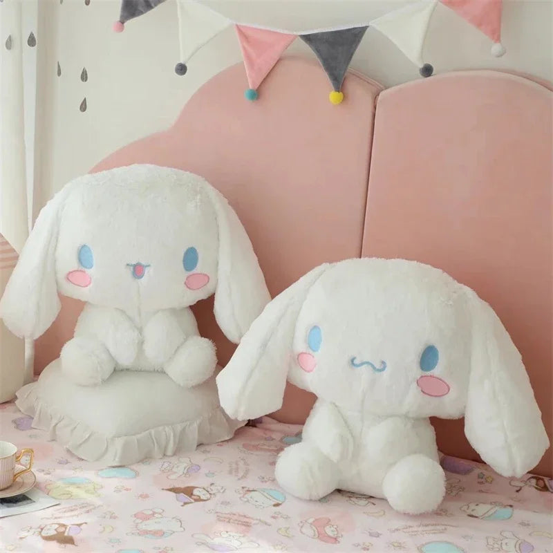 Lovely Cinnamoroll Plush Toy Cartoon Stuffed Anime White Dog Plushies Cuddly Doll Throw Pillow Birthday Gifts Girl