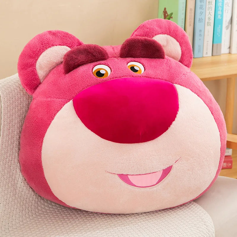65cm Disney Toy Story 4 Strawberry Bear Cute Girl Heart Bear Backrest Plush Toy Doll Pillow Doll Cushion with Strawberry Flavor