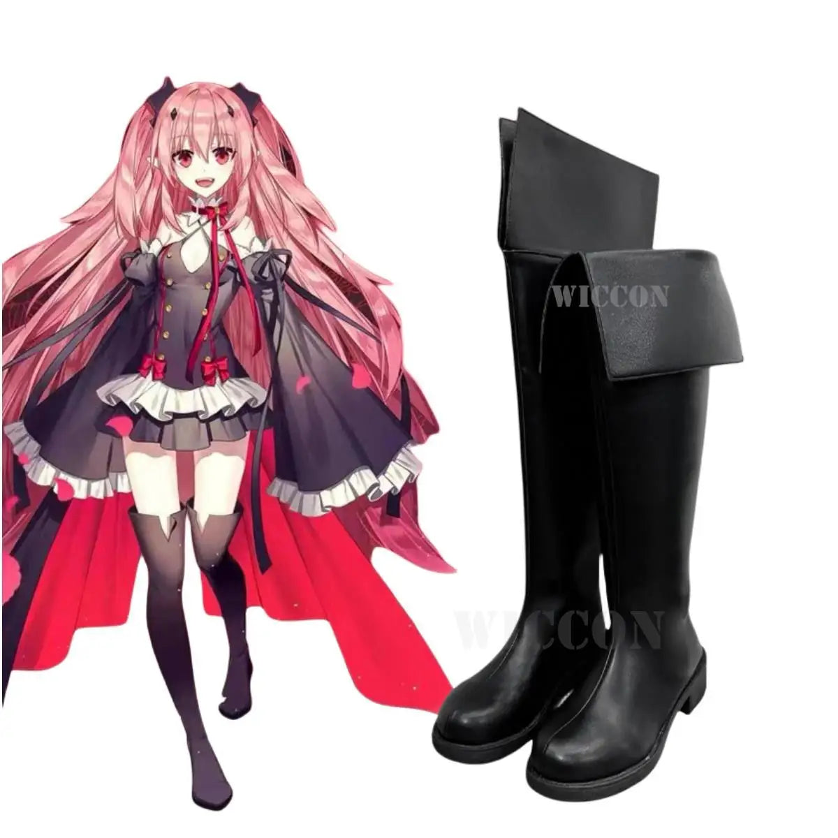 Seraph Of The End Krul Tepes Cosplay Costume Set Polyester