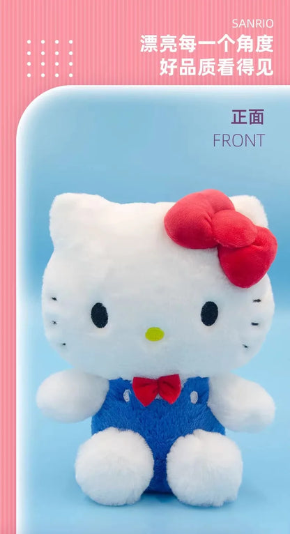 Genuine Sanrio 50th Anniversary Hello Kitty Stuffed Toys Pendant Plush Toys Doll Keyring Anime Keychain Birthday Christmas Gift