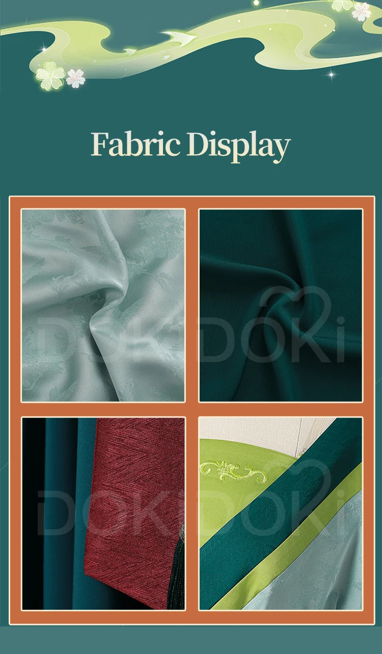 Maomao Cosplay Costume Anime The Apothecary Diaries DokiDoki-R Women Green Dress Mao Mao Xidu Banquets Cosplay Halloween