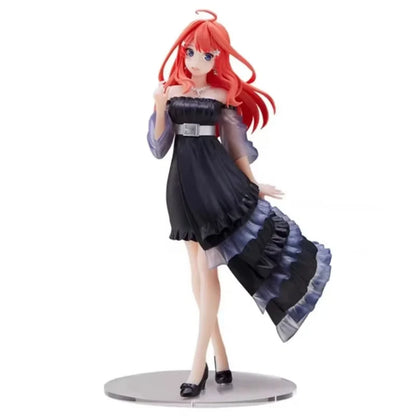 Bandai Original Banpresto The Quintessential Quintuplets Kyunties Nakano Ichika Nino Evening Dress Action Figure Model toys gift