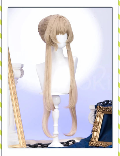 IN STOCK Lauma Aino Sandrone Wig Game Genshin Impact Cosplay Wig DokiDoki Nod-Krai Women Long Hair Free Wig Cap Halloween