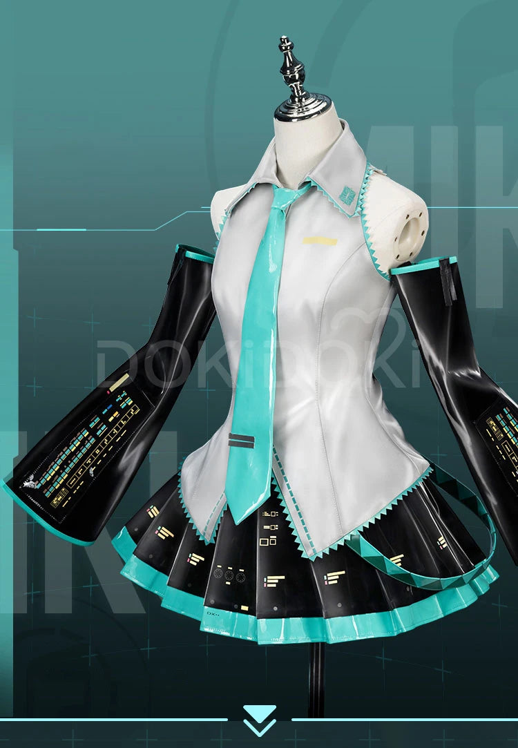 IN STOCK Mikuu Cosplay Costume DokiDoki-SR Mikku Cosplay Women Cute Short Dress Costume Mikuu Cosplay Uniform Halloween