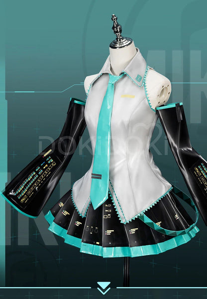 IN STOCK Mikuu Cosplay Costume DokiDoki-SR Mikku Cosplay Women Cute Short Dress Costume Mikuu Cosplay Uniform Halloween