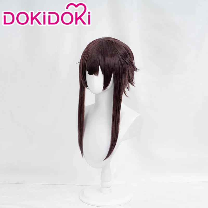 IN STOCK Meguminn Wig Anime Cosplay Wig DokiDoki Meguminn Cosplay Women Cute Long Brown Hair Heat Resistant Free Wig Cap