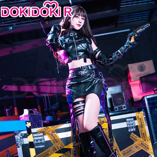 IN STOCK Night's Companion Heroine Cosplay Costume Game Love and Deepspace【XS-2XL】DokiDoki-R Women Leather Plus Size