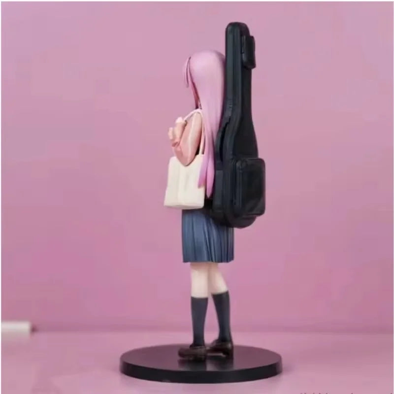 BOCCHI THE ROCK! Gotoh Hitori PVC Action Figure Anime Guitar Girl Backpack Pose Hitori Chan Cute Desk Decor Fan Collectible Gift