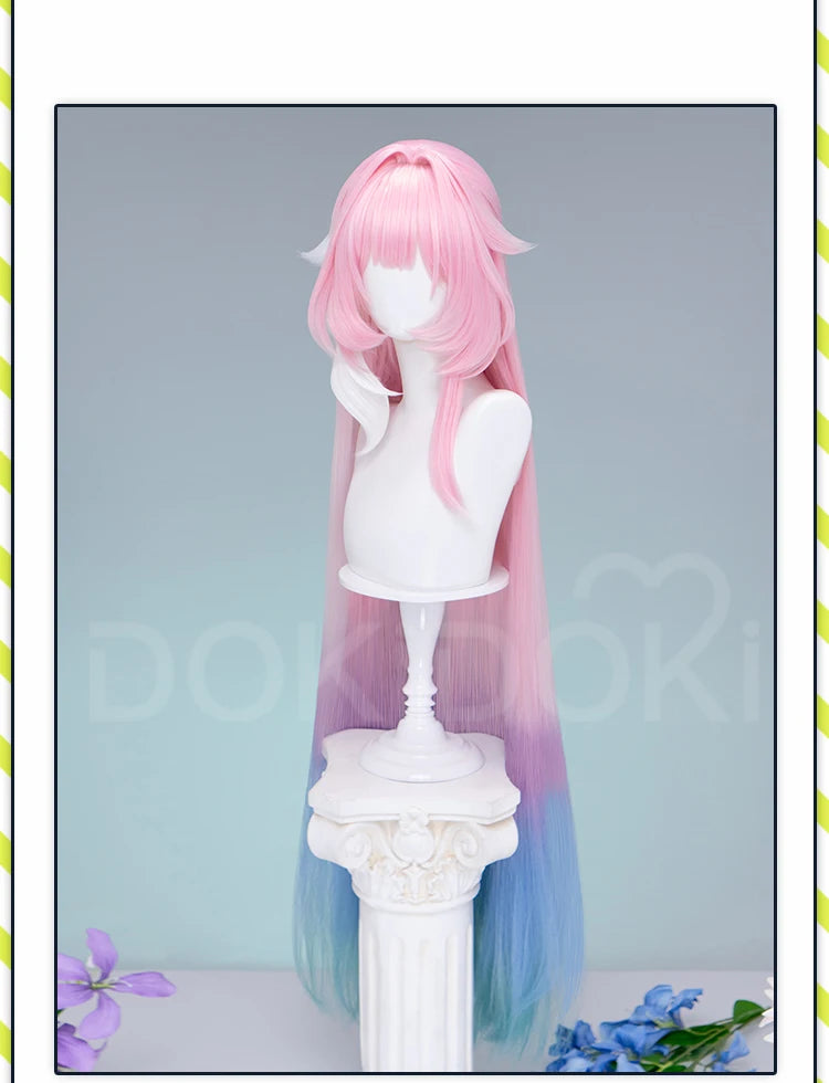 IN STOCK Evernight Cyrene Dan Heng Wig Game Honkai: Star Rail DokiDoki Dan Heng Permansor Terrae Horns Cyrene 120cm Wig