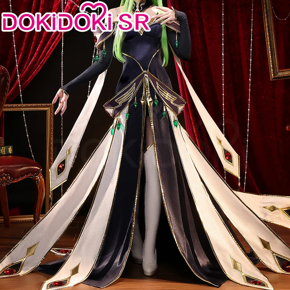 IN STOCK Lelouchh Lamperougee C Cosplay Anime【S-2XL】DokiDoki-SR Men Emperor C Queen Lelouchh Cosplay Plus Size Halloween