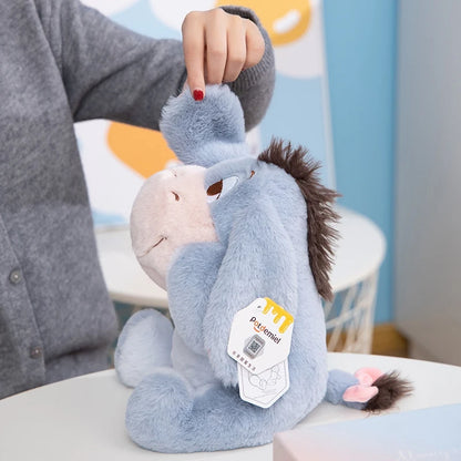 Disney Original Lovely Tigger Eeyore Plush Toy With Magnet Stuffed Shy Pooh Bear Piglet Doll Soft Anime Plushies Birthday Gifts