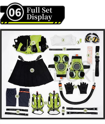 IN STOCK Anby Demara Cosplay Costume Game Zenless Zone Zero Cosplay DokiDoki-R Anby Wig Gentle House