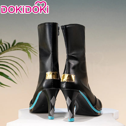 Phoebe Ciaccona Brant Qiuyuan Cosplay Shoes Game Wuthering Waves Cosplay DokiDoki Women Men Cosplay Long Boots Brant Cosplay