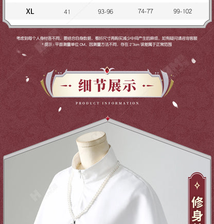 Anime My Dress-Up Darling Marin Kitagawa Cosplay Costume Nun Dress Uniform Hat Necklace Season 2 Halloween Party for Women Girls