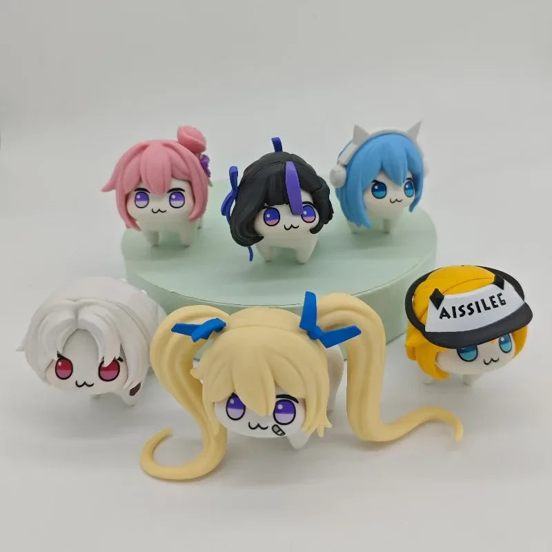 Mobile Games Anime NIKKE：The Goddess of Victory mini Figurine cute Doro Action Figure Q Version PVC Model Toy Birthday Doll Gift