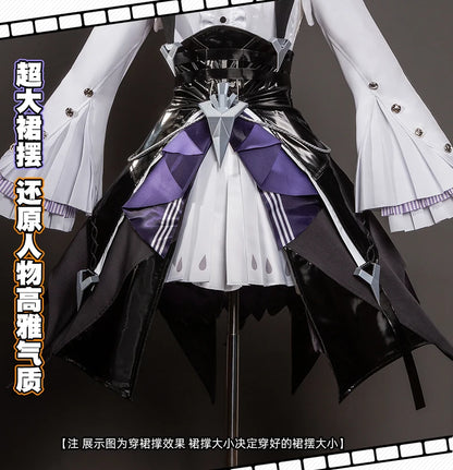 Zenless Zone Zero Vivian Cosplay Costume Wig Dress Uniform Headwear Mockingbird Carnival Halloween Party for Women Girls Props