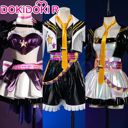 IN STOCK Rinn Lenn Lukaa Cosplay Costume【XS-2XL】DokiDoki-R Women Men Cute Short Dress Costume Muse Dash Rinn Cosplay Plus Size